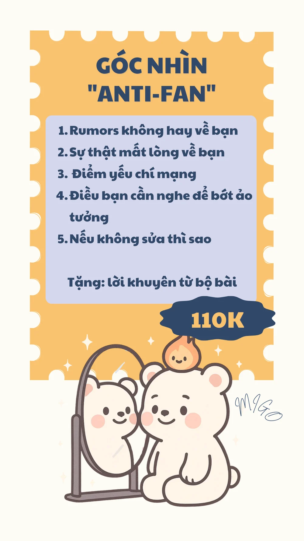 Migo menu Bản thân