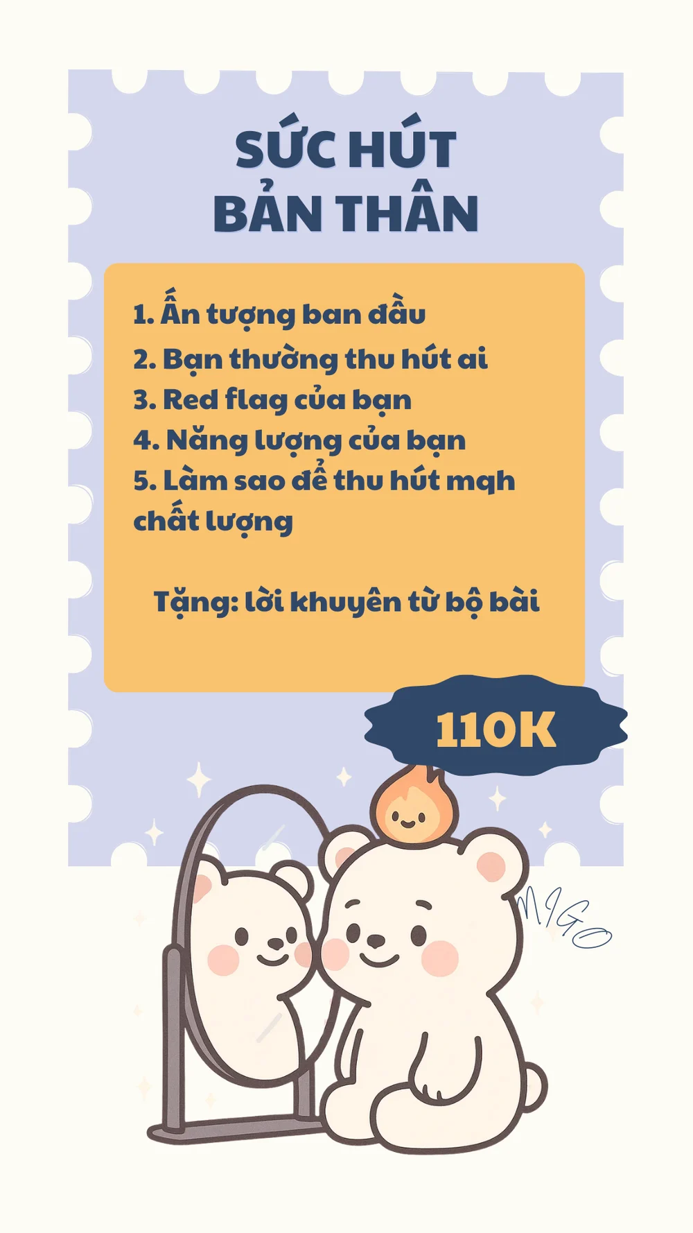 Migo menu Bản thân