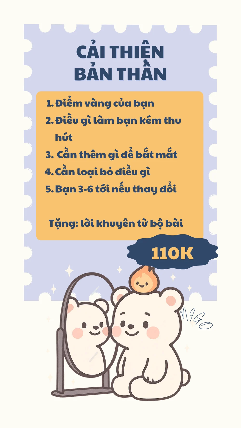 Migo menu Bản thân