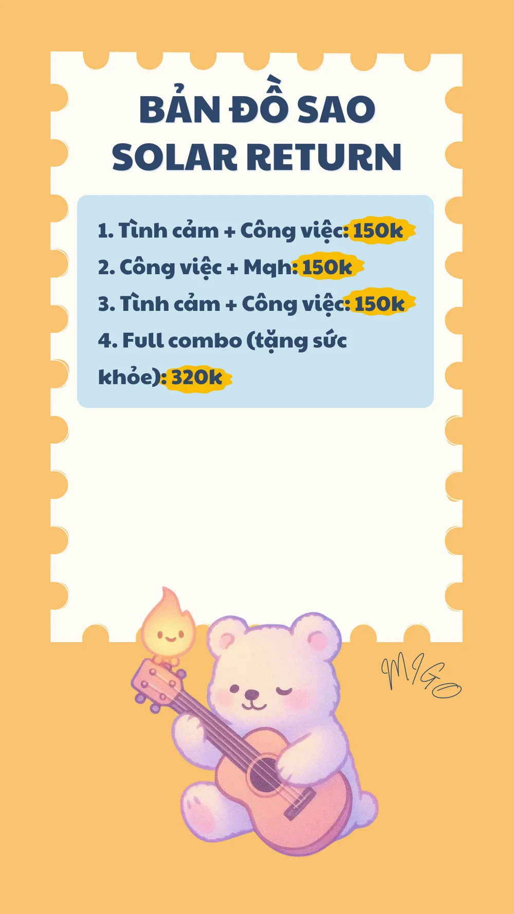 Migo menu Bản đồ sao