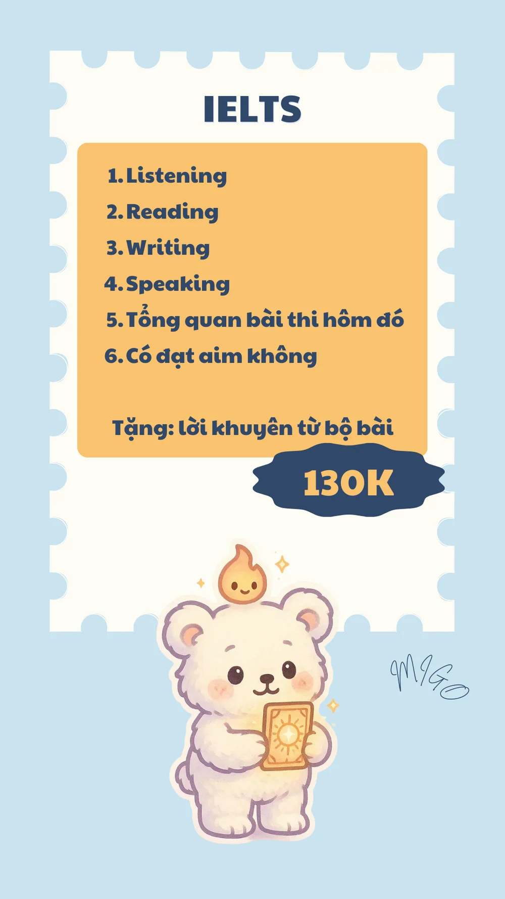 Migo menu Học tập