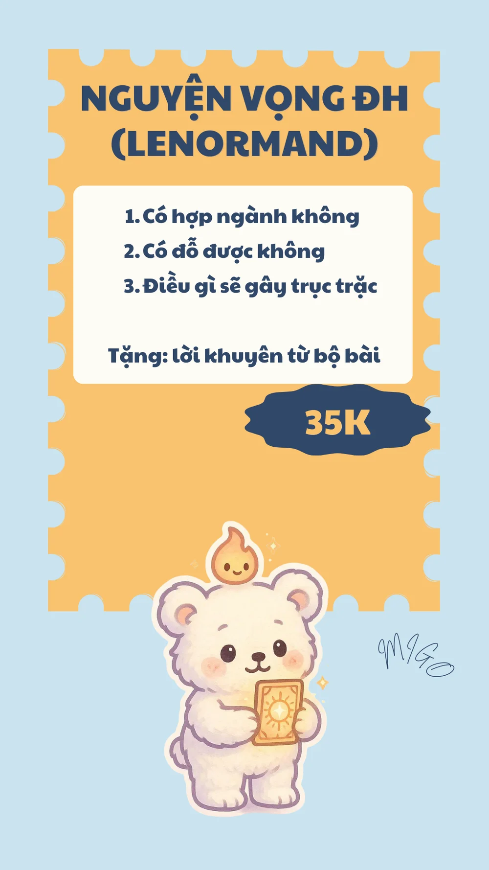 Migo menu Học tập