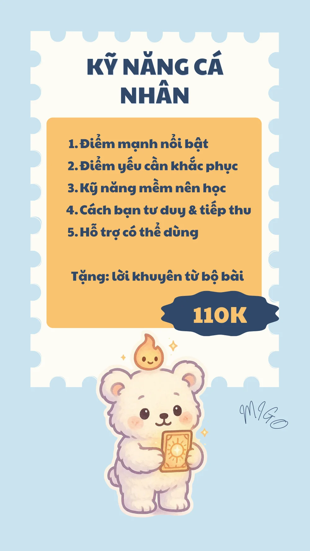 Migo menu Học tập