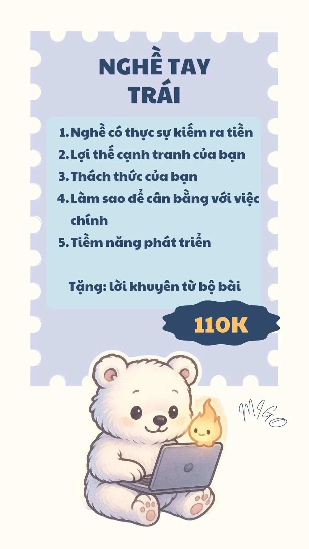 Migo menu Công việc