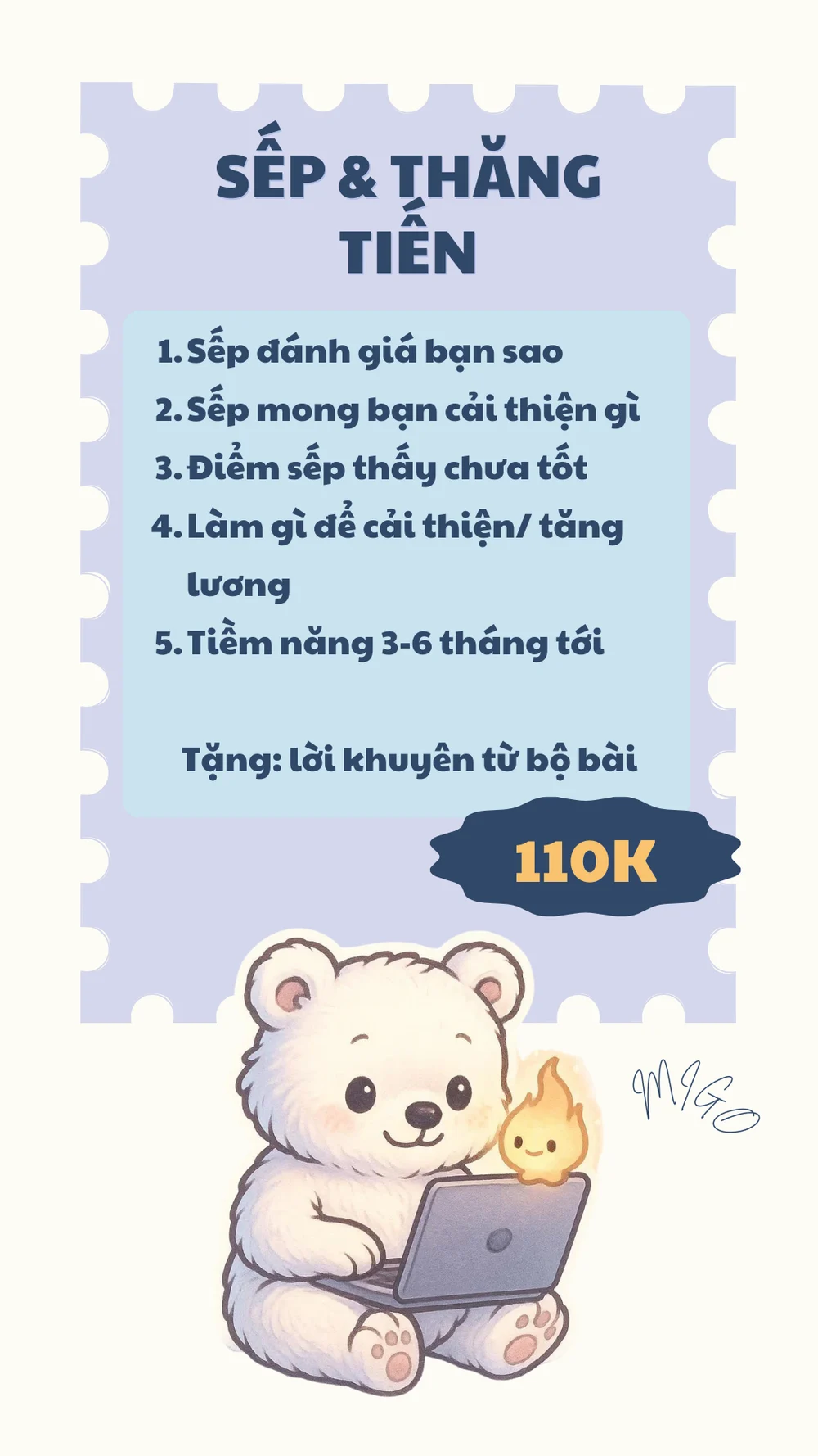 Migo menu Công việc