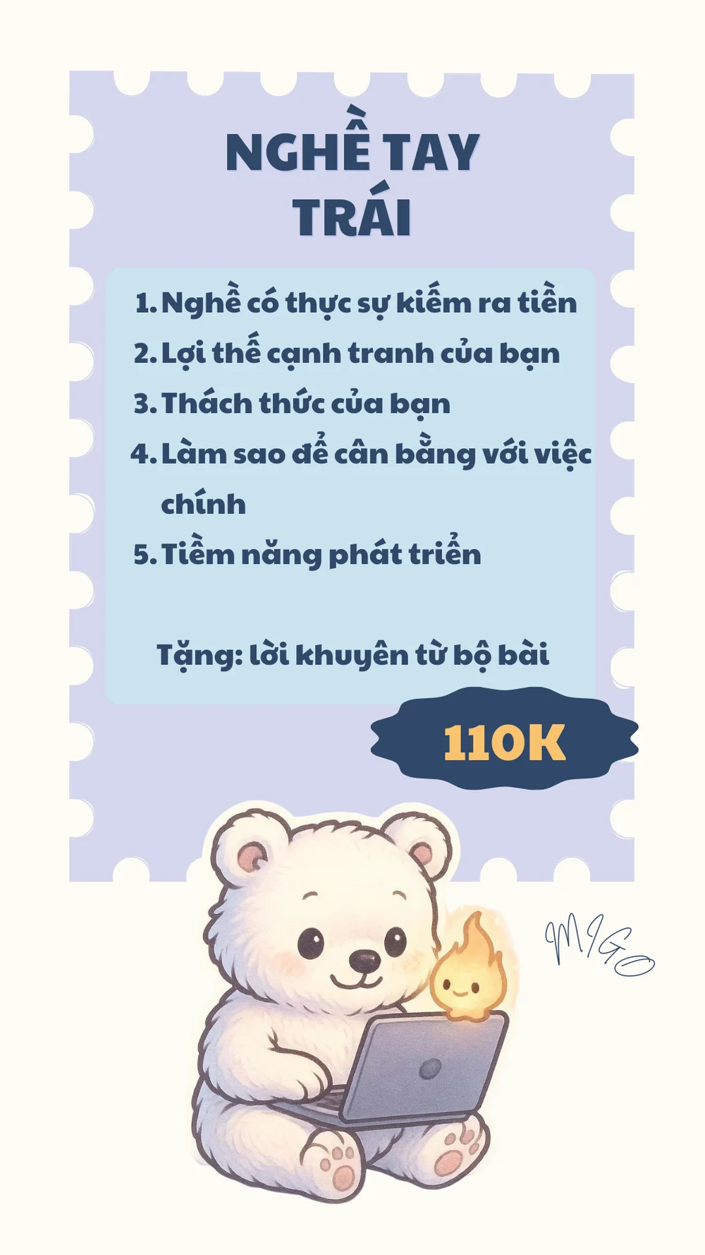 Migo menu Công việc