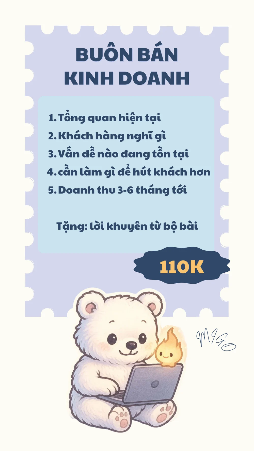 Migo menu Công việc