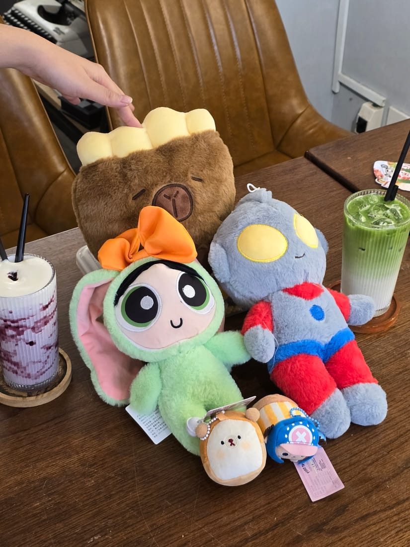Claw machine plushies