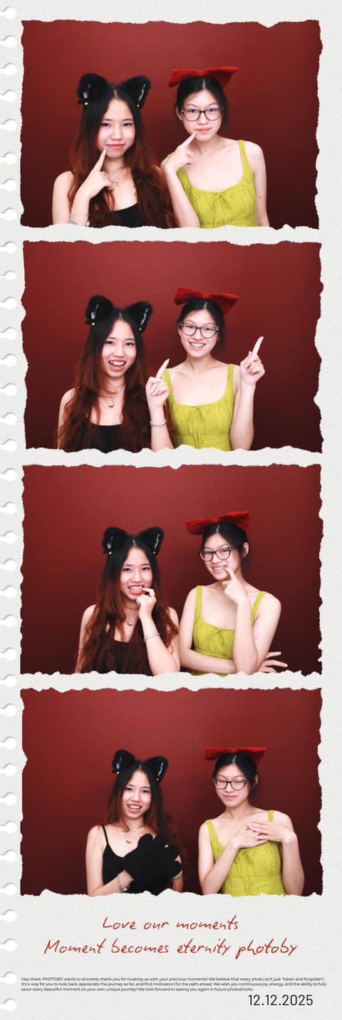 Photobooth strip rose
